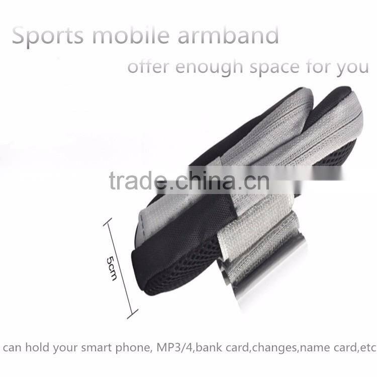 New style best selling customer armband cell phone armband canvas running armband