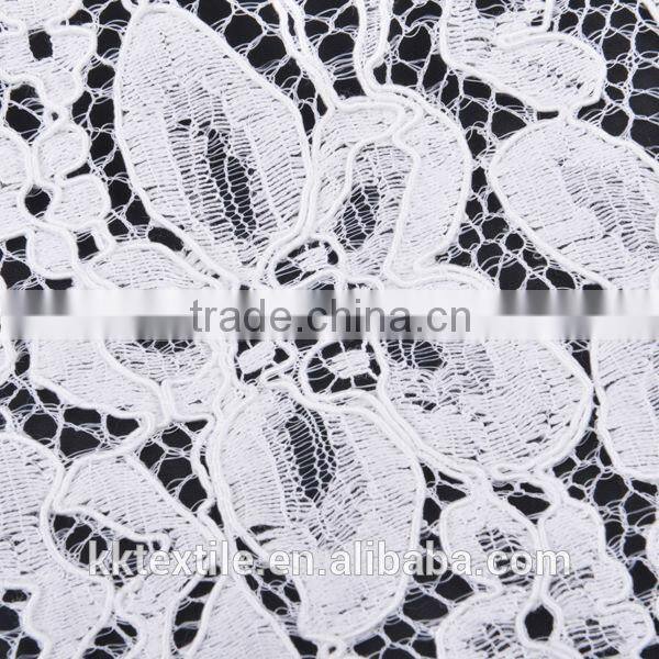 2014 New Fashion high quality 67% Cotton19% Nylon 14% Rayon lace fabric mesh lace fabric