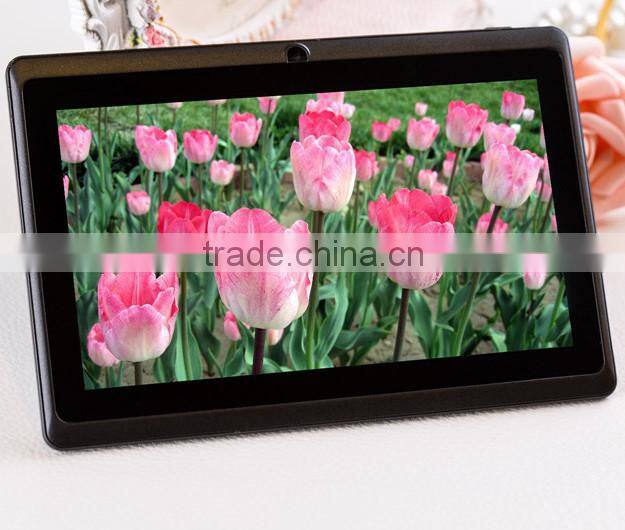 7 Inch Dual Core Android 4.4 cheapest MID with Bluetooth Dual Camera Q88 A23 cheapest Tablet