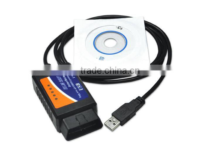 ELM327 USB , ELM327 V1.5 USB Diagnostic Scanner Auto Scanner OBD2 II Car Diagnostic Tool Auto Scan Tool Fast Shipping!