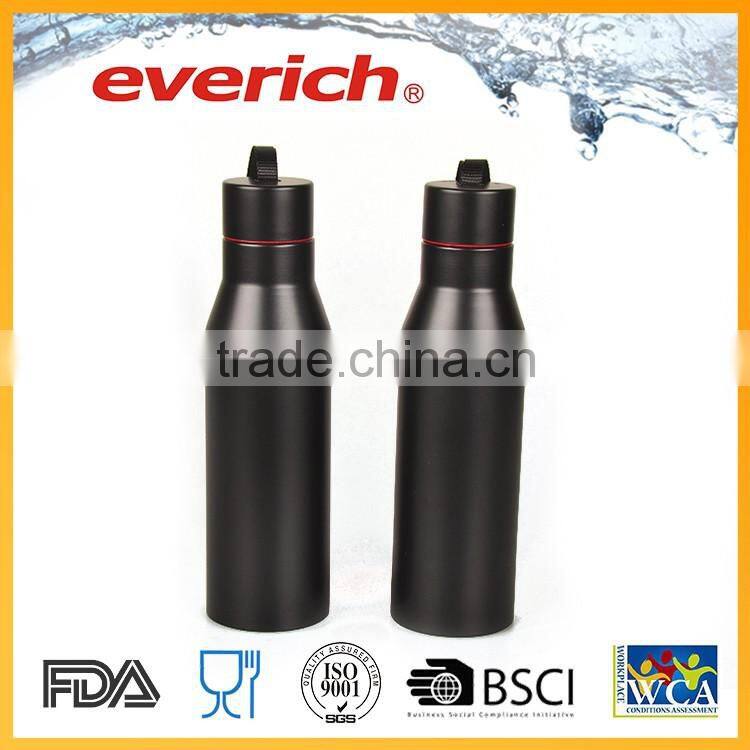2016 New design easy double walled water bottles fda double wall