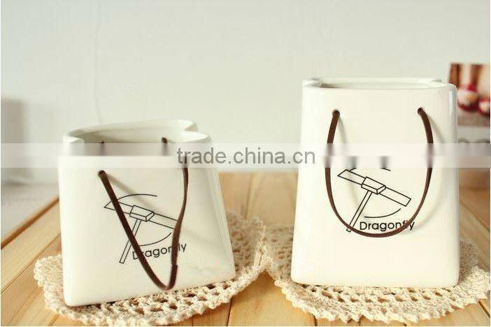 Mini ceramic vase,Ceramic bag