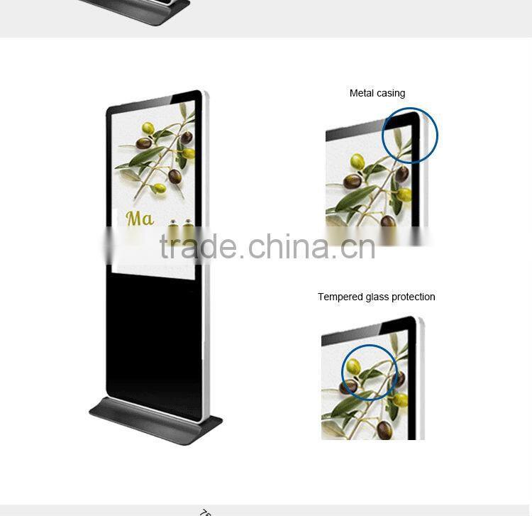 55inch Flintstone apple shape lcd monitor, lcd advertising player, floor standing advertising LCD digital signage