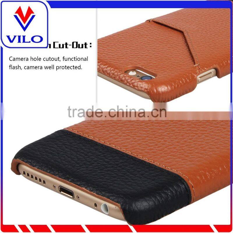 Genuine Leather Mobile Phone Case For iPhone 6+Screen Protector for iPhone 6