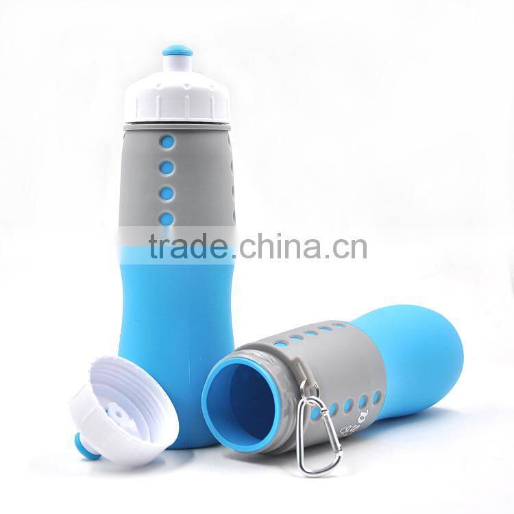 Silicone Water Bottle Design Patent 650ML Silicone Sport Bottle