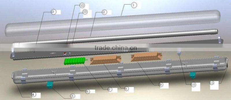 SAA CE certified ip65 weather proof led car parking canopy light led surface mounted canopy light