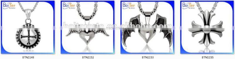 Rock Style Men Jewelry Titanium Stainless Steel Retro Vintage Star Of David Pendant