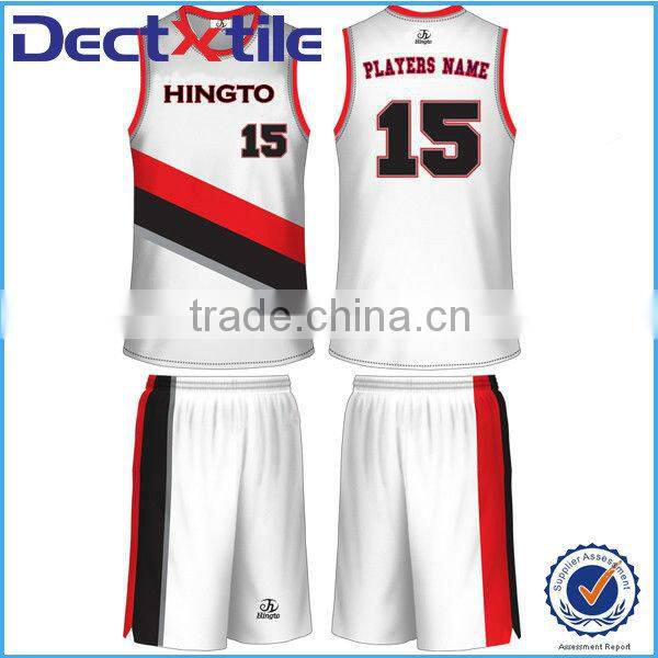Fashion sportwear fabric sports basketball jersey fabric