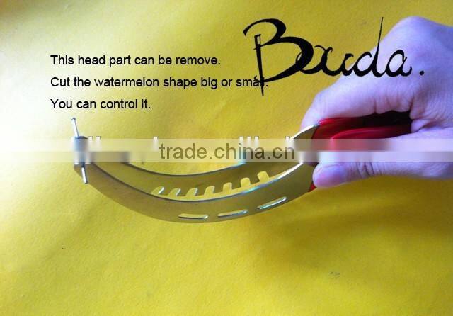 9.5" 2016 Special design most popular metal watermelon cutter slicer BD-C5660