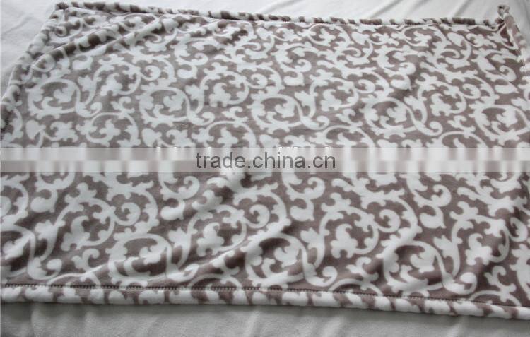 100% Polyester 70*110cm Flannel Fleece Travel Blanket
