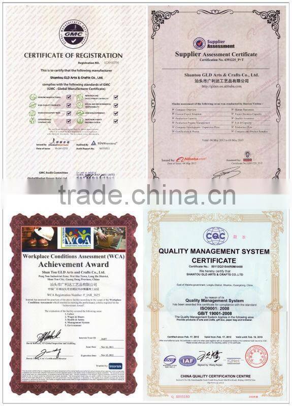 Green Special paper gift box with window/drawer