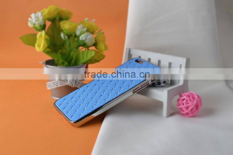 Perfect silicone seting diamond cell phone case for iphone 6 series