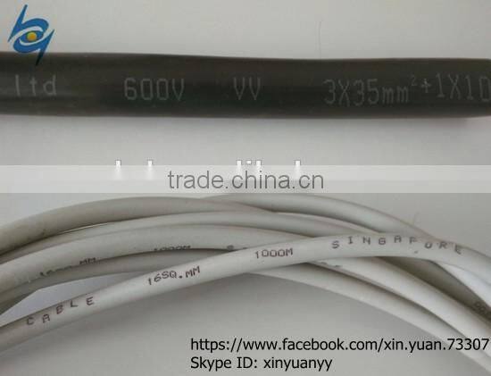 RHH/RHW-2/USE 4 core 6mm flexible Cable lowes electrical wire prices house wire