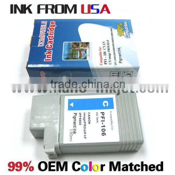 for Canon iPF6400/6450/6400s/6400se PFI-106 Compatible Ink Cartridges