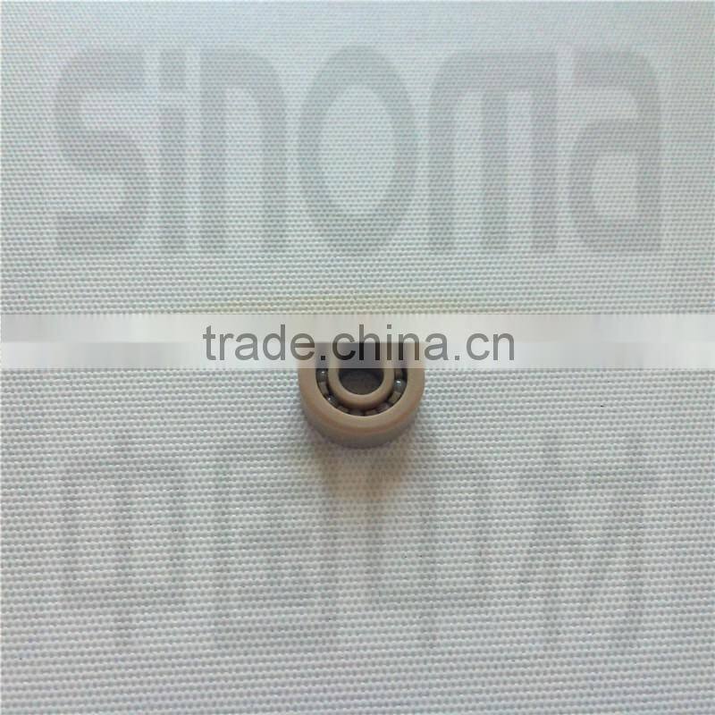 605 plastic bearings with glass balls/ceramic ball