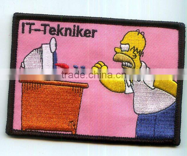 Number Embroidery patch
