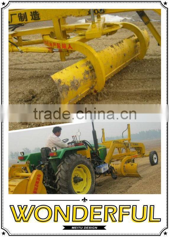 power grader (wheeled tractor front mounted type) land leveller