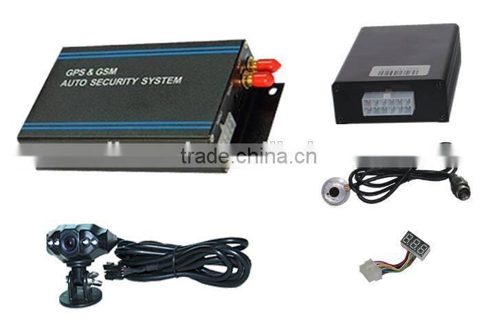 Remote control wireless 4 cameras H.264 3g car dvr gps tracker