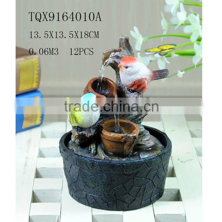 Handmade Polyresin Pet Drinking Water Fountains for Sale