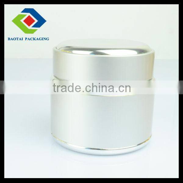 15gm/30gm/50gm sliver aluminun cream jar,customize injection molding cosmetic nail gel jar