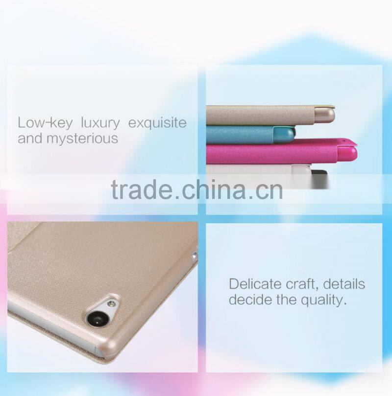Nillkin new arrived Flip leather case For Sony xperia M4 AQUA