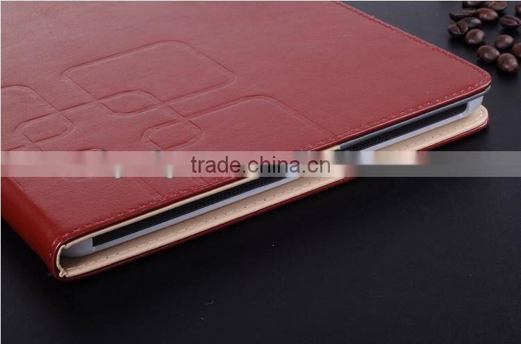 2013 new arrival High Quality crazy horse pattern leather case for apple ipad air case