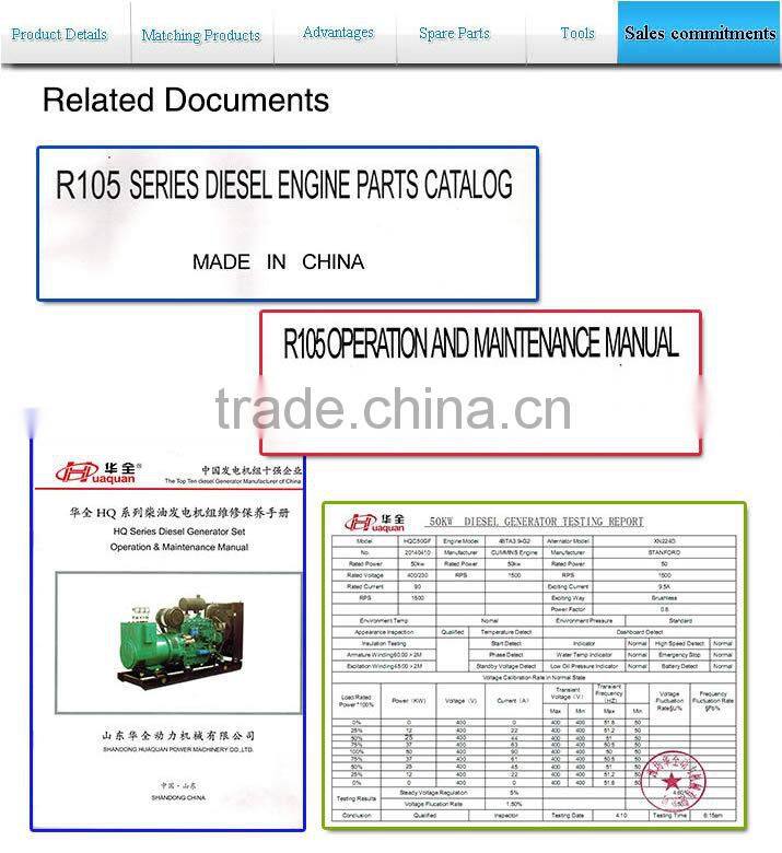 diesel engine powered 30kva generator set