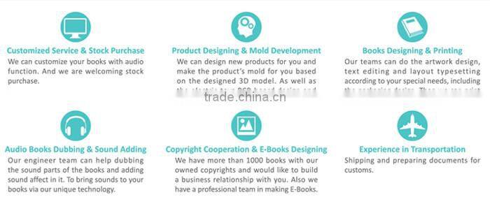 Customized Talking pen Reading book and Translation for kids