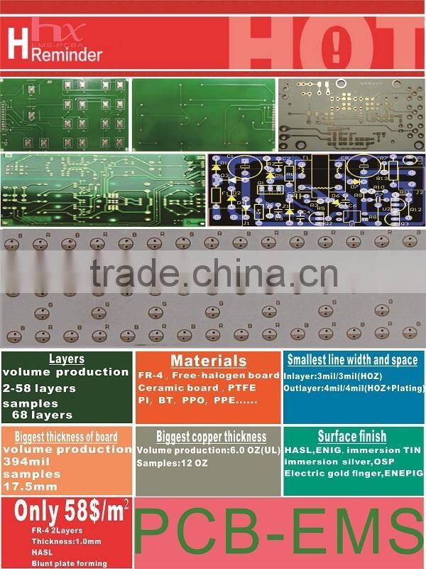 China manufacturer pcb mounting rj45, multi-layer PCB mounting