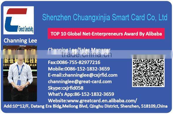 High End Black Anodized Stainless Steel Metal Member Card