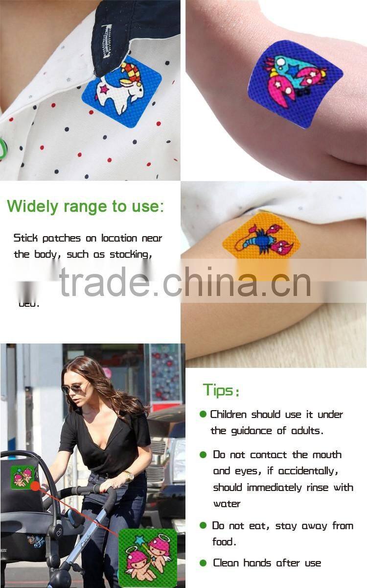 Deet free Natural citronella oil anti mosquito patch