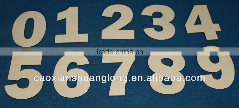 Custom wooden alphabet letter number puzzle toy