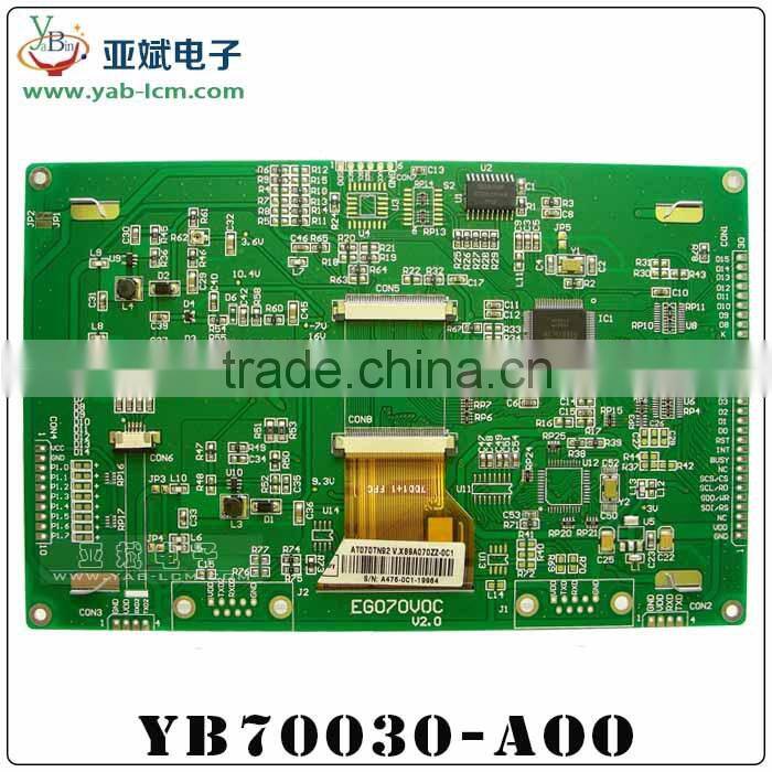 7" OLED like effect TFT LCD Module with controller and RS232/ RS485/ TTL interface