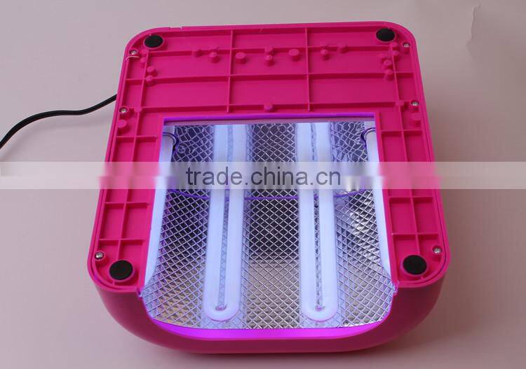 2015 model 613 popular rose color 36w nail uv lamp