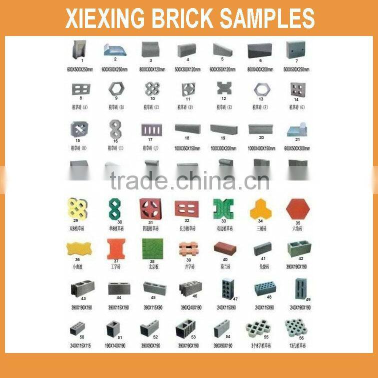 XIEXING QT12-15 Hydraulic Brick Machine with Mitsubishi PLC