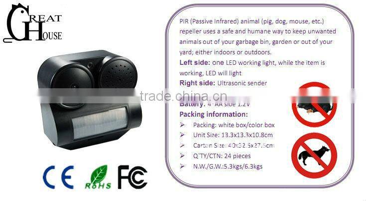 GH-191 PIR ultrasonic mouse repeller in pest control