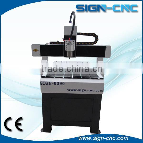 SIGN 6090 wood cnc router mini cnc router for advertising, hobby wood router