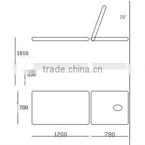 COMFY 2 Section Electric Lift Examination Couch ELX-1002