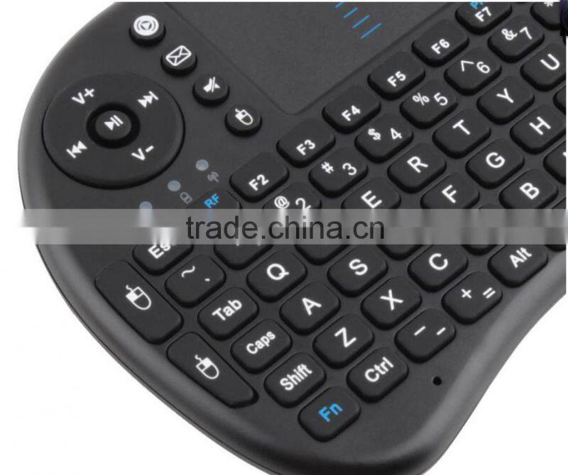 Mini Wireless Multimedia Keyboard 2.4G with Touchpad Handheld Keyboard for PC Android TV