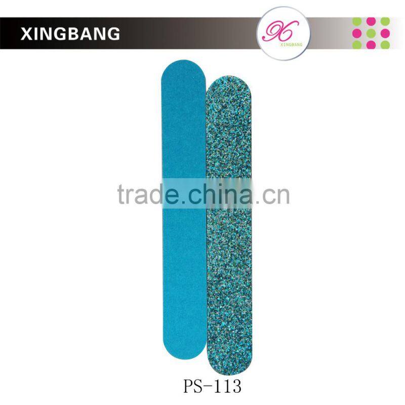 professional salon nail file, black emery board file for nail care