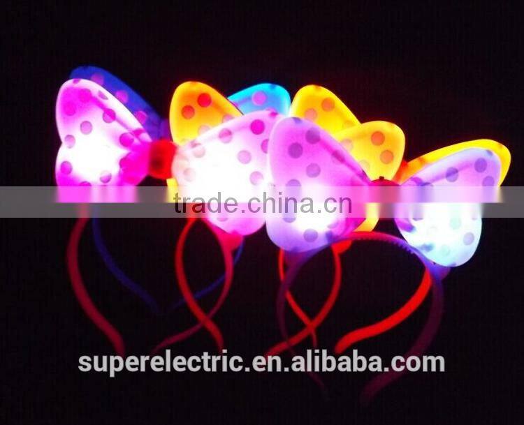 Made in china high quality wholesale cheap hair band led light hair pin