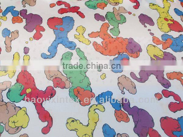 100% Polyester Chiffon Fabric Mickey Printing Chiffon for Kids