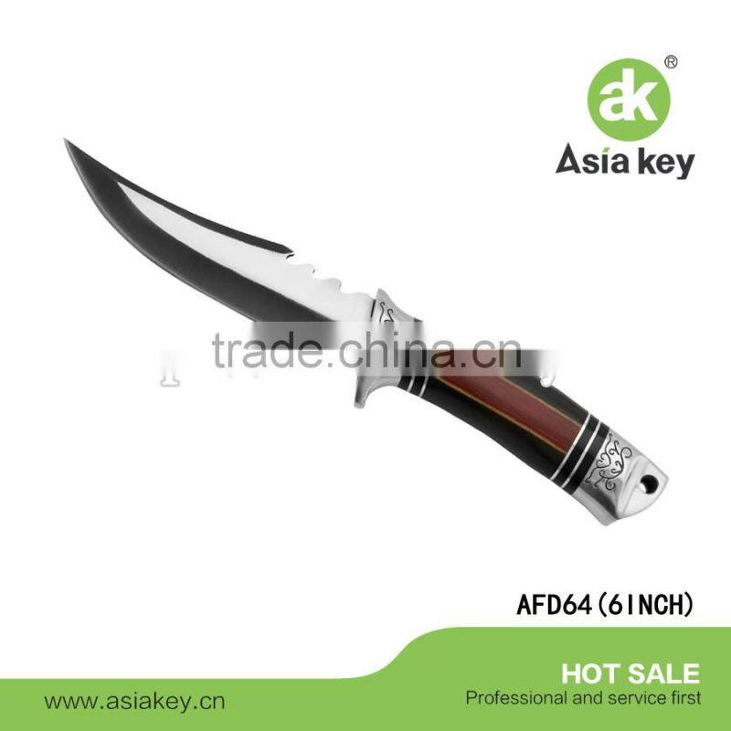 7 inch Fixed Blade Hunting knife With pakka wood handle