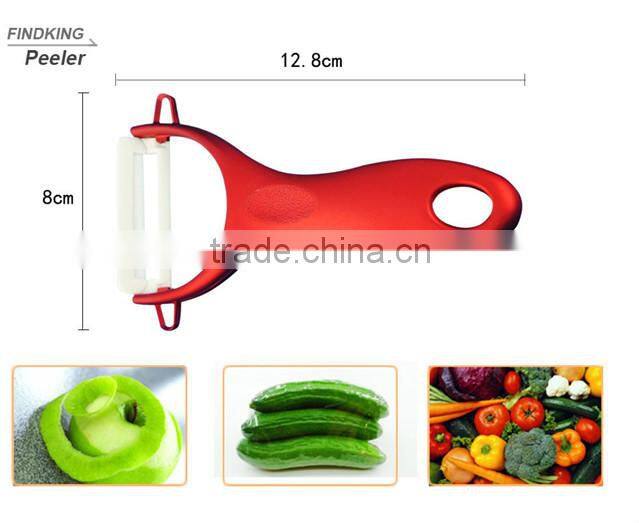 Beauty Gifts Zirconia kitchen knife set Ceramic fruit Knife Set 3" 4" 5" 6" inch+ Peeler+Covers