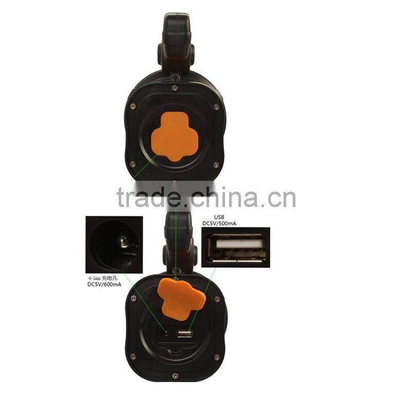 3900 portable lamp searchlight USB Mobile Power Rechargeable LED flashlight outdoor usb led light