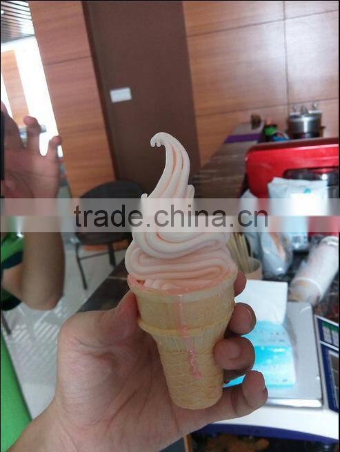 Stainless steel ice cream machine