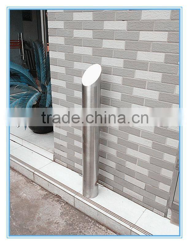 2013 Heavy Duty Sloped Stainless Steel Bollard