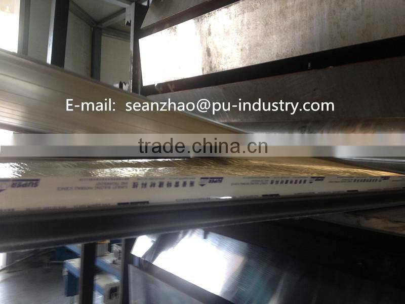 continuous color steel polyurethane sandwich panel production machine