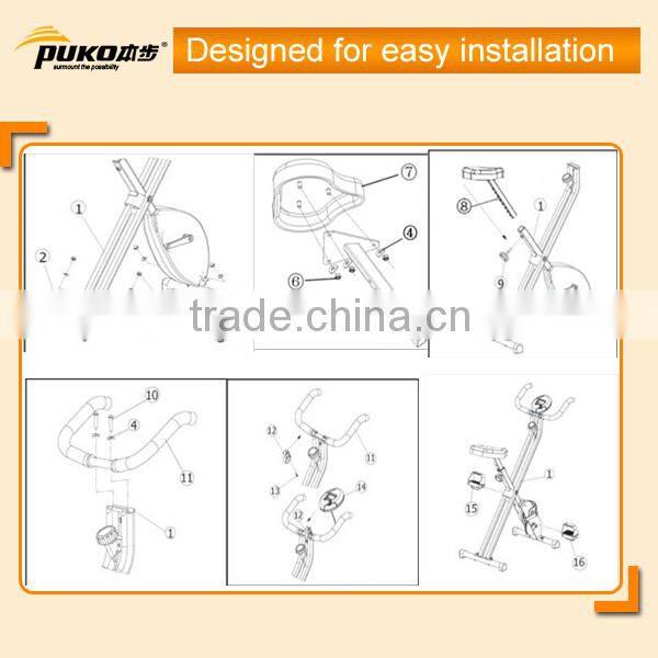 2016 Factory Supply Cheap Magnetic MiNi Exercise Bike for Home Use Gym Equipment Bike