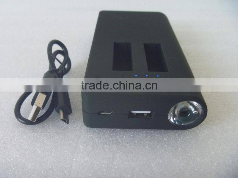 Wall usb charger for Gopro hero 4 batttery / portable dual usb camera charger